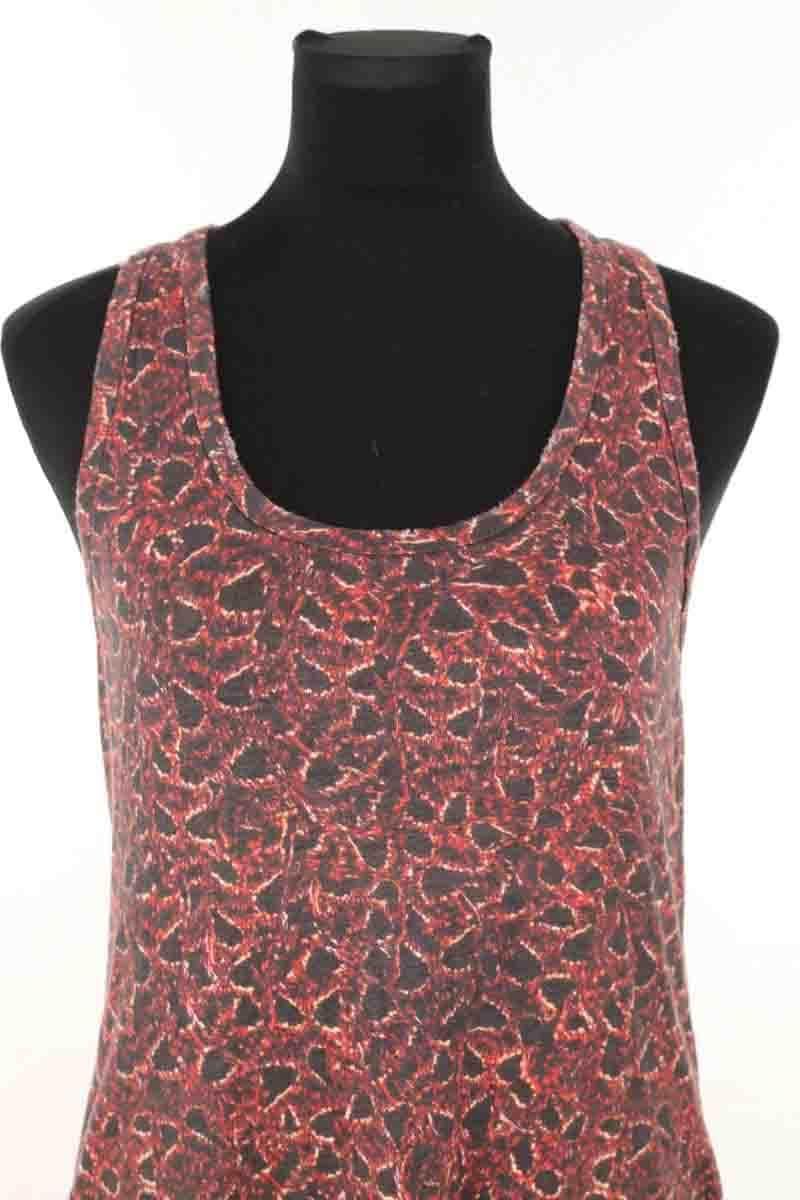 Top sans manche Iro Mady Multicolore en Lin