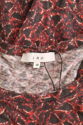 Top sans manche Iro Mady Multicolore en Lin