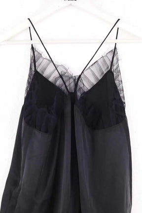 Top sans manche Iro Noir en Soie