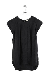 Top sans manche Iro Noir en Soie, taille S - Seconde Main