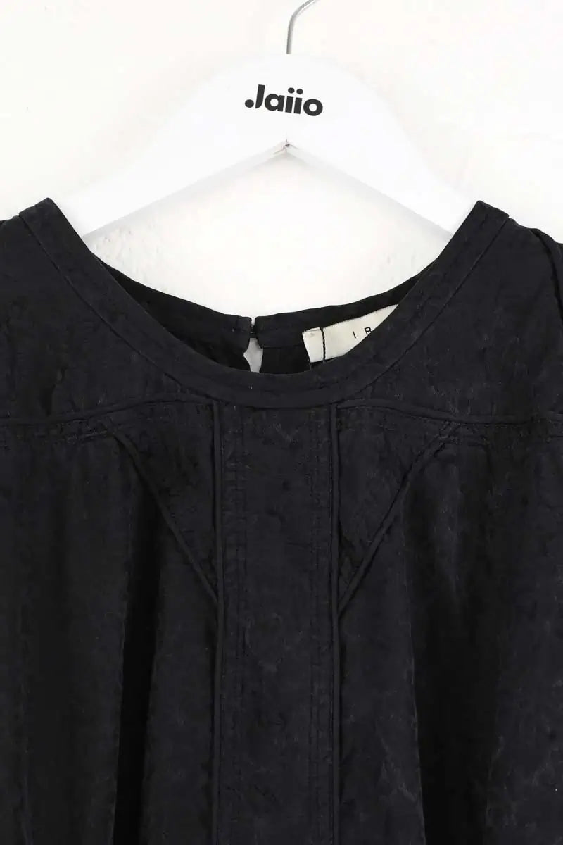 Top sans manche Iro Noir en Soie