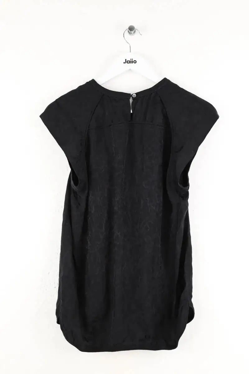 Top sans manche Iro Noir en Soie