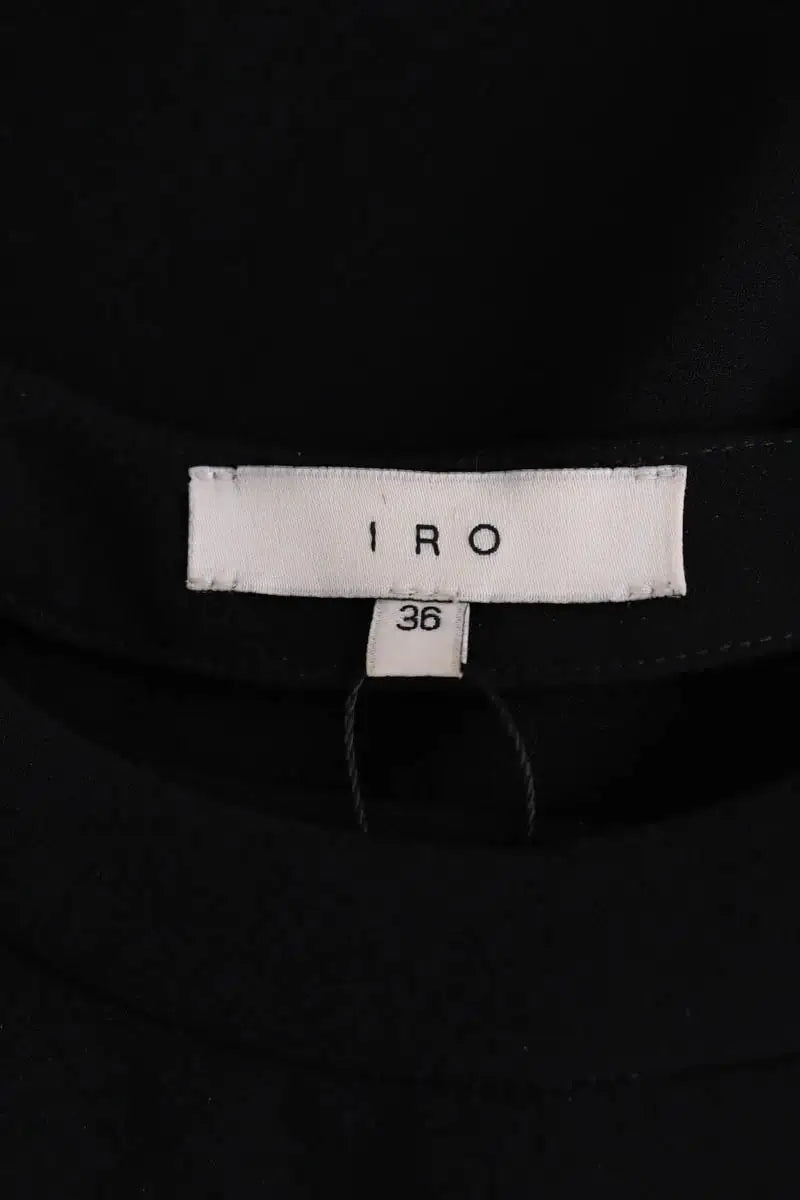 Top sans manche Iro Noir en Synthétique