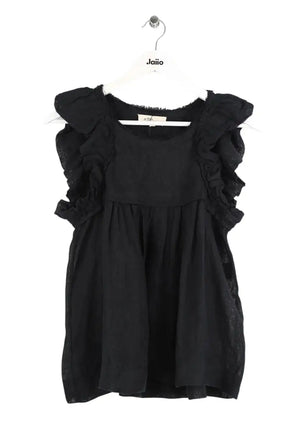 Top sans manche Isabel Marant Étoile Noir en Lin, taille S - Seconde Main