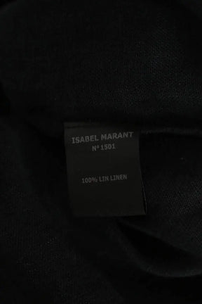 Top sans manche Isabel Marant Étoile Noir en Lin