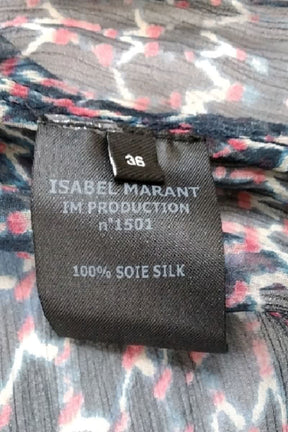 Top sans manche Isabel Marant Violet en Soie