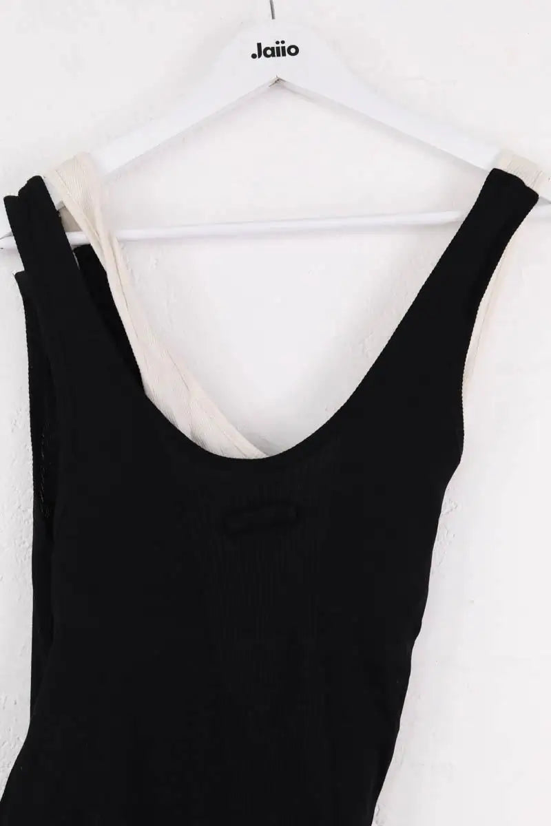 Top sans manche Jean Paul Gaultier Noir en Coton