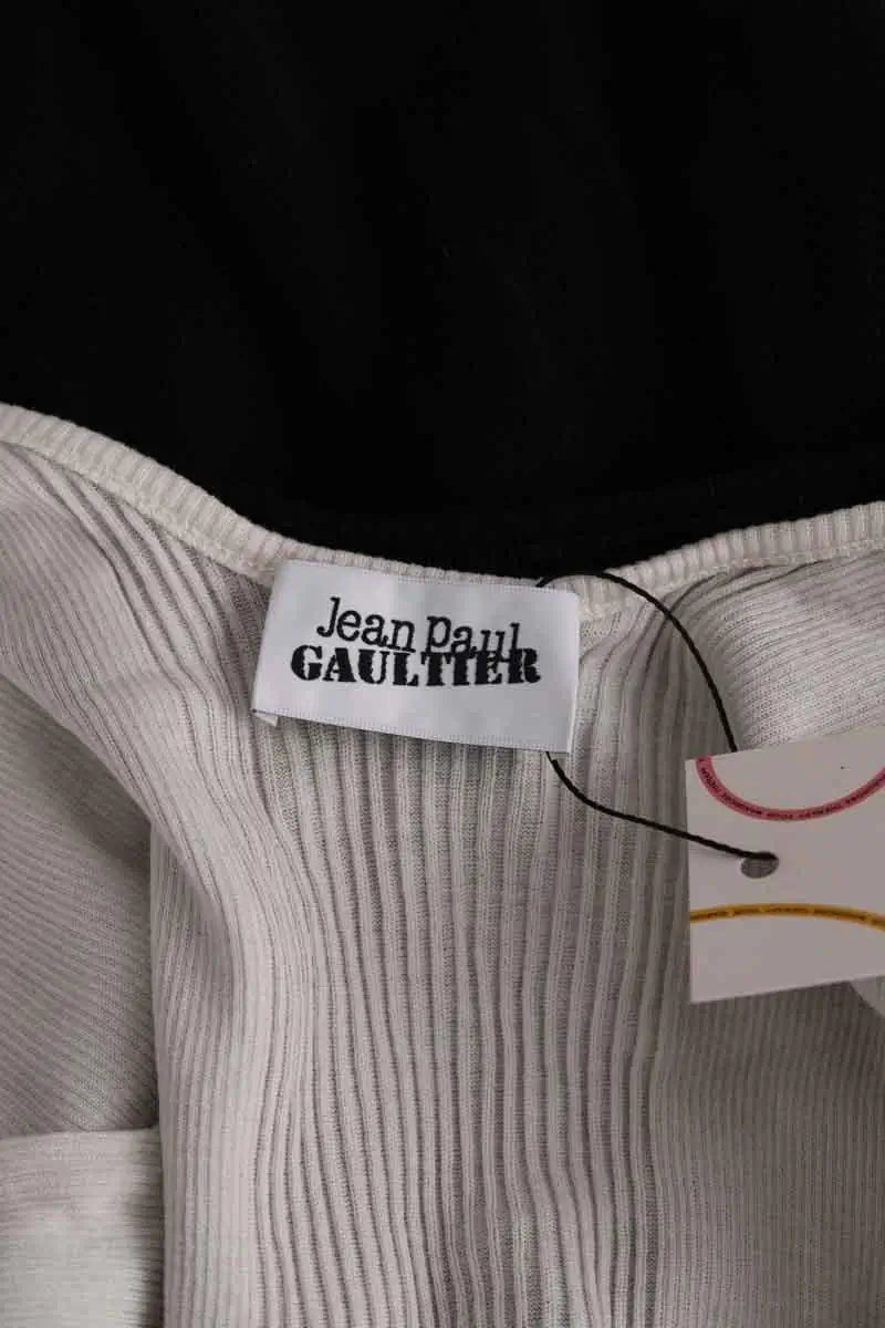 Top sans manche Jean Paul Gaultier Noir en Coton