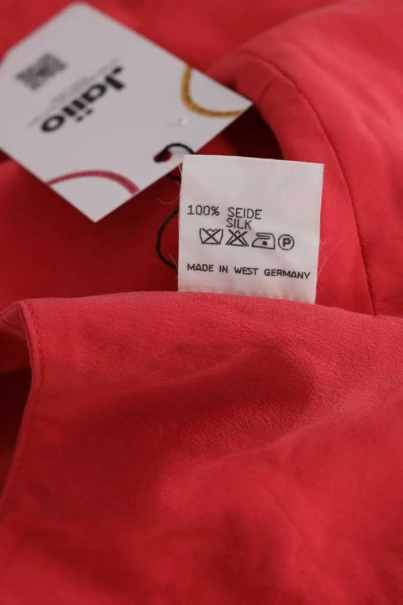 Top sans manche Jil Sander Rose en Soie