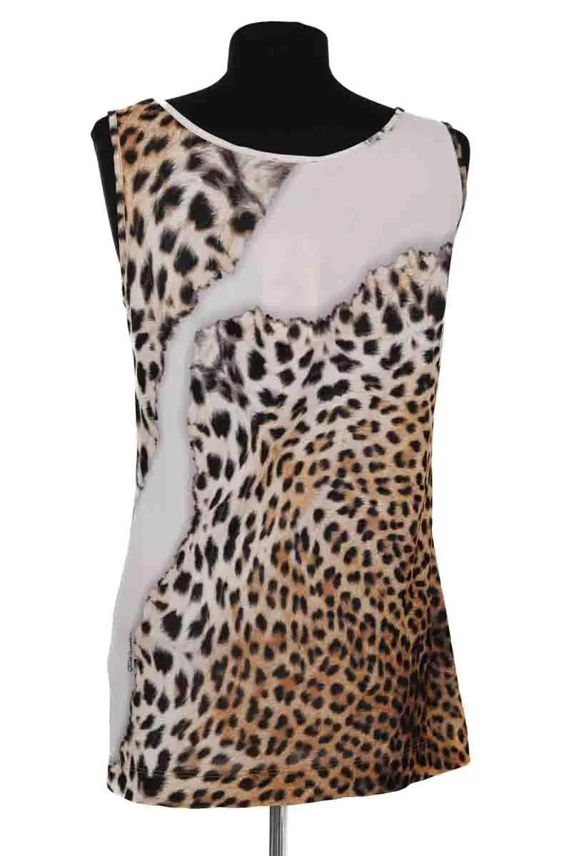 Top sans manche Just Cavalli Blanc en Synthétique