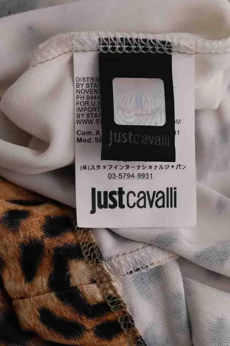 Top sans manche Just Cavalli Blanc en Synthétique