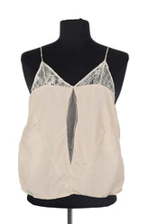 Top sans manche Karma Koma Beige en Soie, taille S - Seconde Main