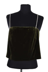 Top sans manche Karma Koma spice top maquis Kaki en Synthétique, taille S - Seconde Main
