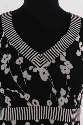 Top sans manche Kenzo Noir en Soie