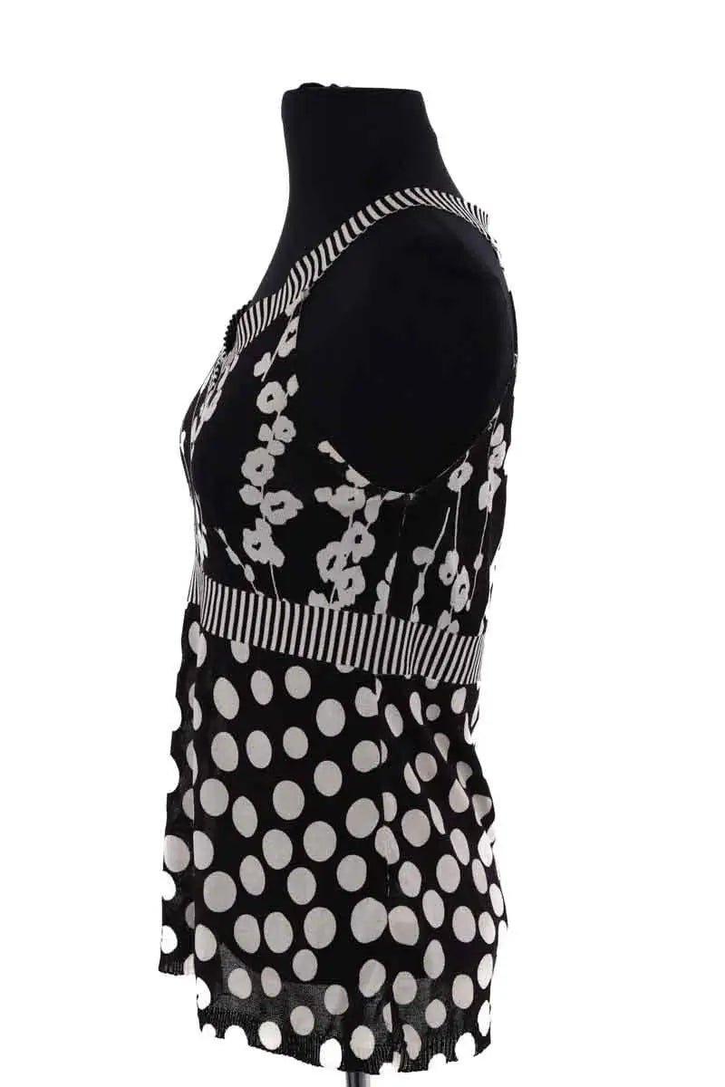 Top sans manche Kenzo Noir en Soie