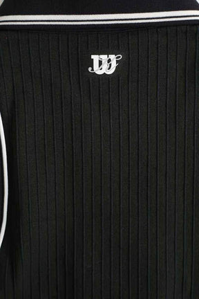 Top sans manche Kith Classic cropped polo Noir en Polyester