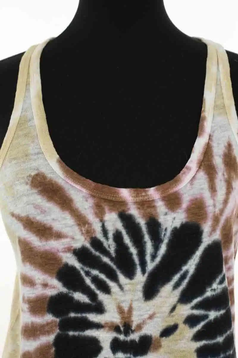 Top sans manche Kujten Multicolore en Lin