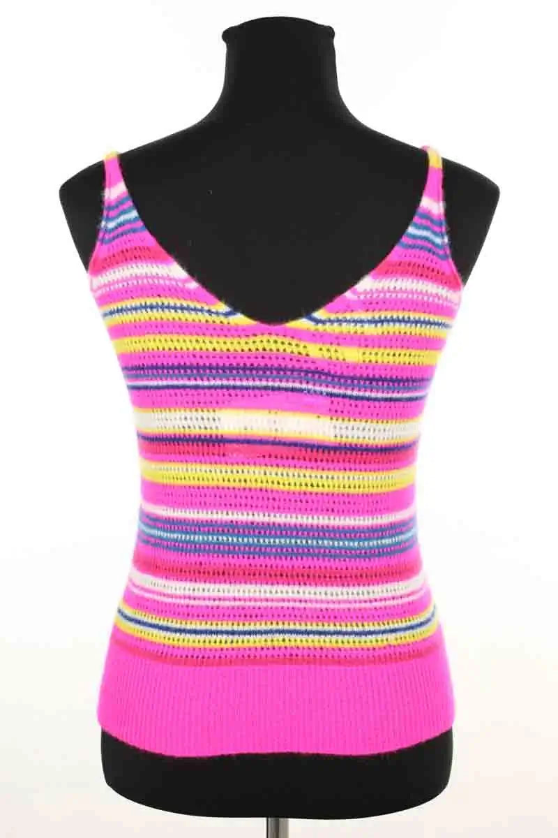 Top sans manche Kujten Rose en Cachemire