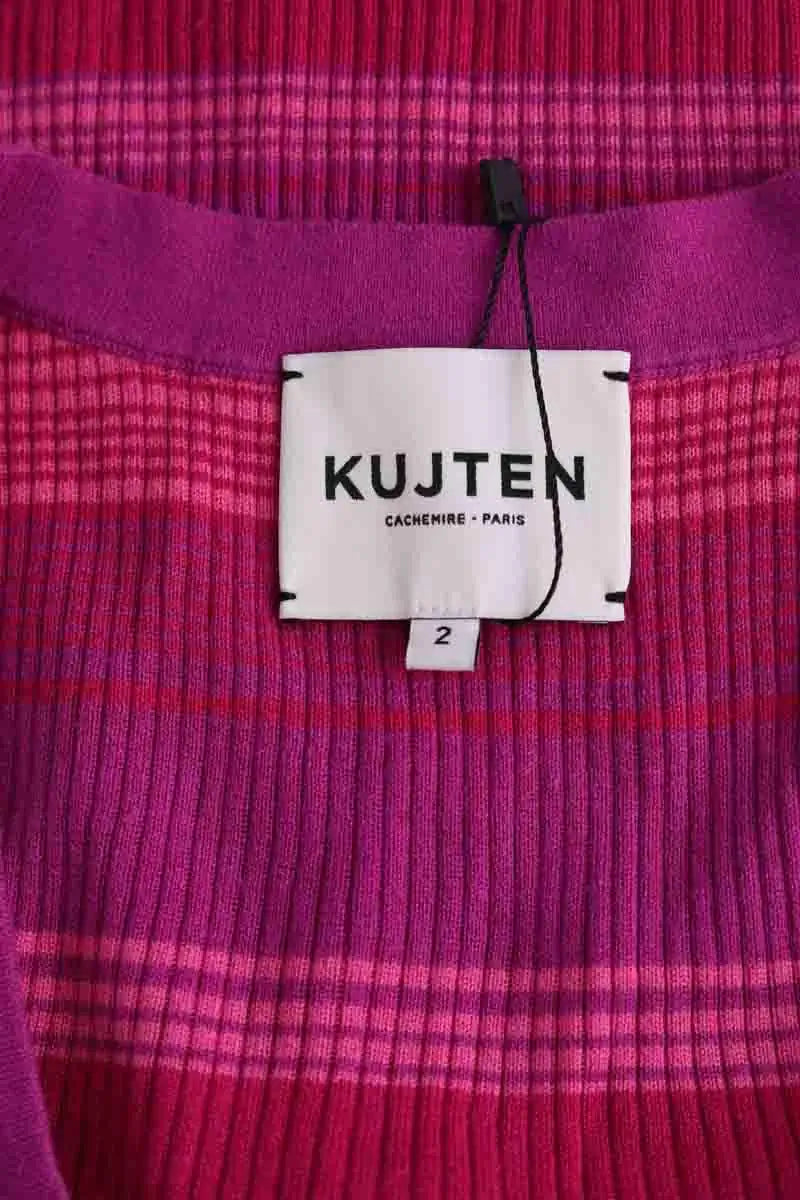 Top sans manche Kujten Rose en Soie