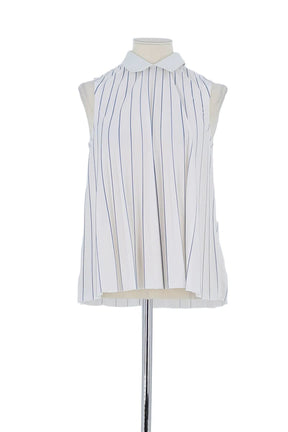 Top sans manche Lacoste Blanc en Polyester, taille S - Seconde Main