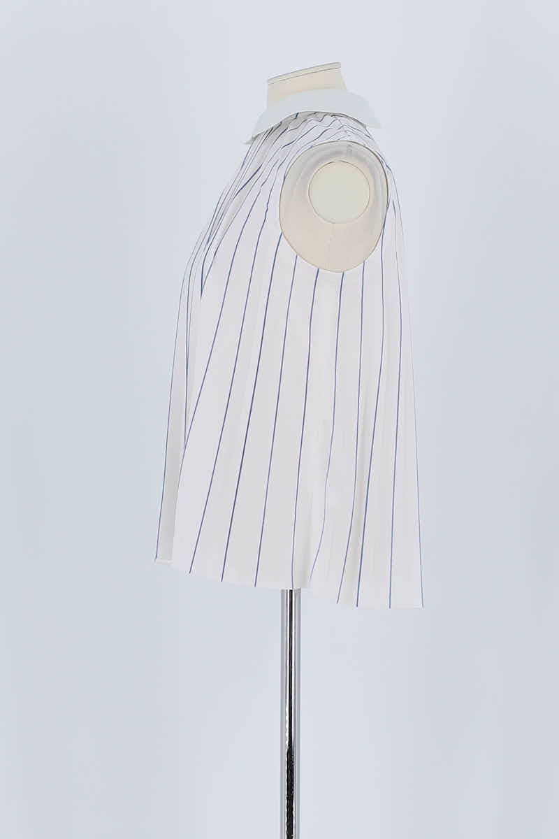 Top sans manche Lacoste Blanc en Polyester