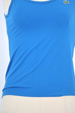 Top sans manche Lacoste Bleu en Polyamide