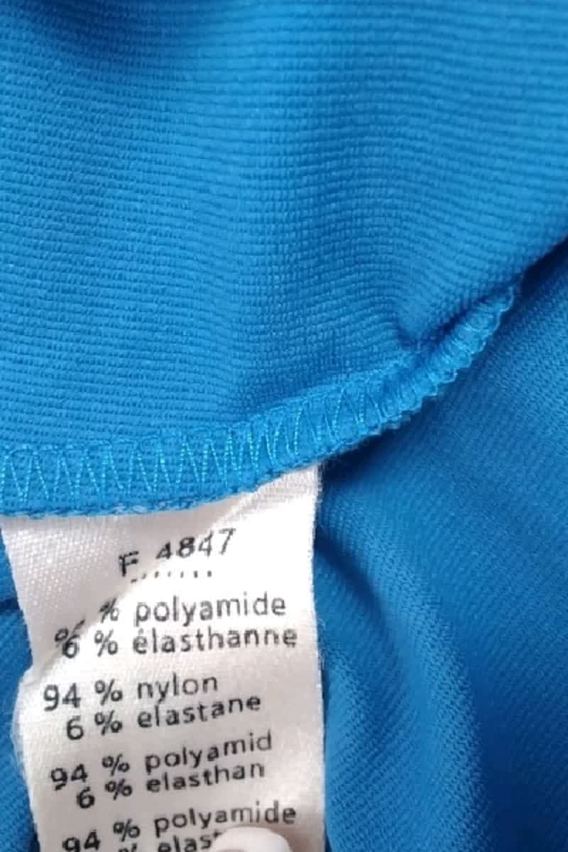 Top sans manche Lacoste Bleu en Polyamide