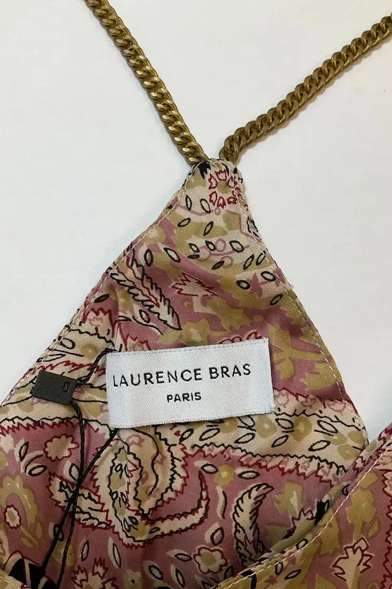 Top sans manche Laurence Bras Rose en Viscose