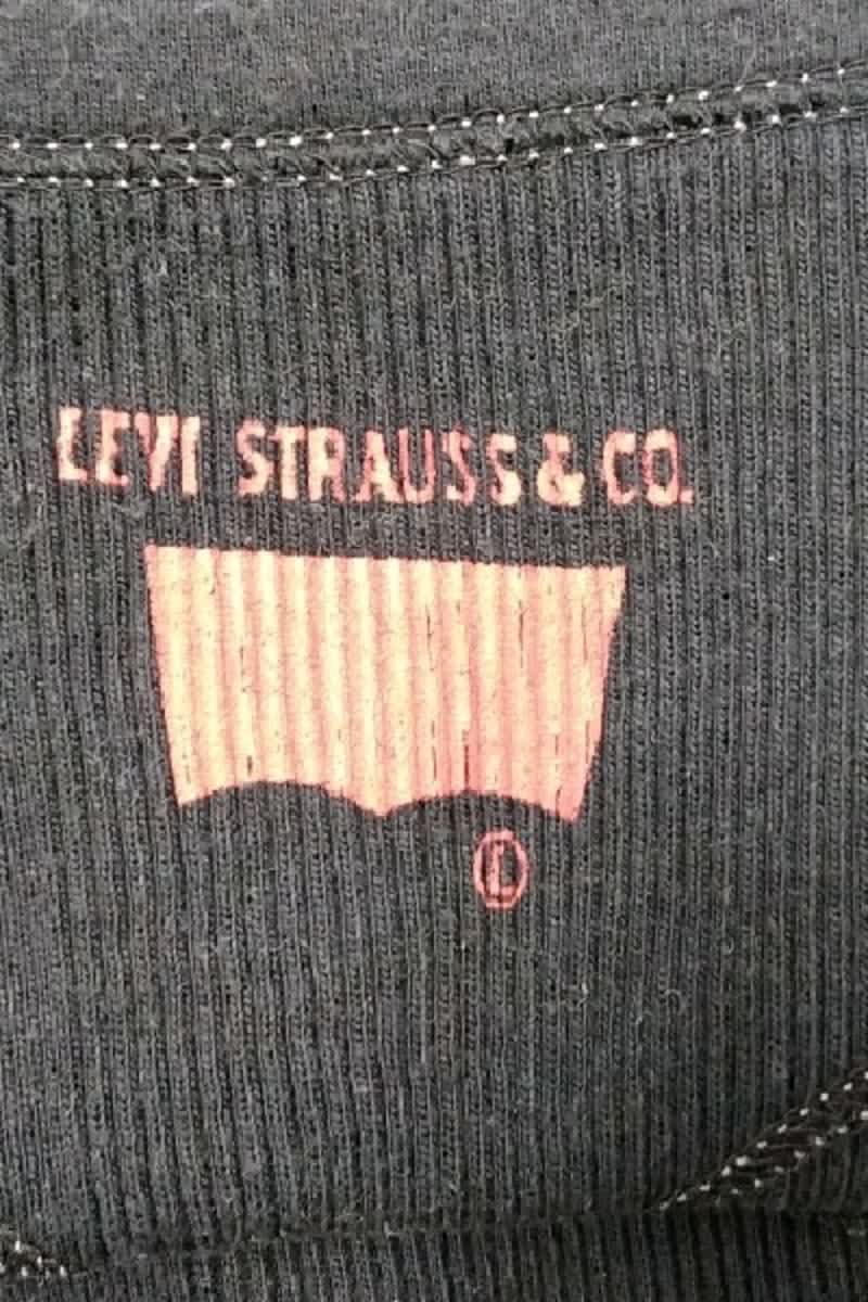 Top sans manche Levi's Noir en Coton