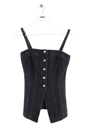 Top sans manche Levi's Noir en Coton, taille XS - Seconde Main