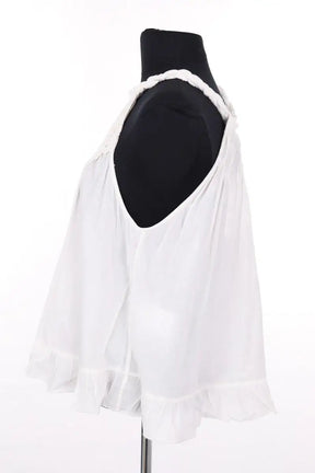 Top sans manche Louise Misha Blanc en Coton