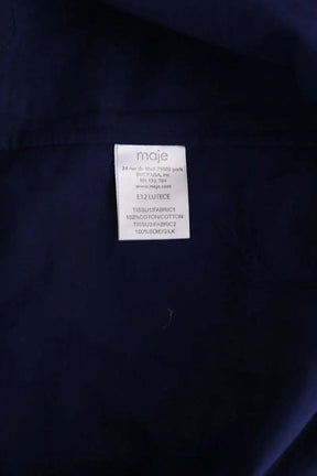 Top sans manche Maje Bleu en Coton