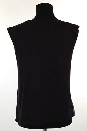 Top sans manche Maje Bleu en Coton