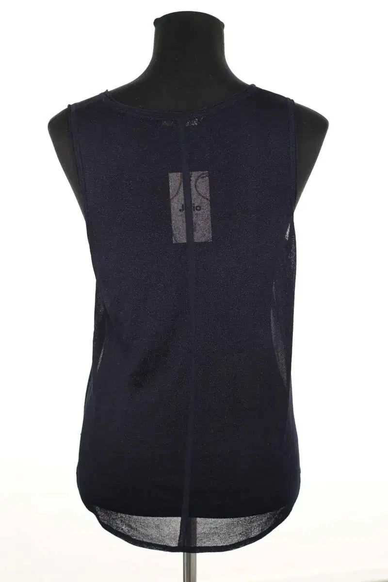Top sans manche Maje Marine en Viscose