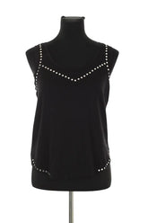 Top sans manche Maje Noir en Coton, taille S - Seconde Main