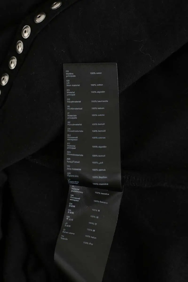 Top sans manche Maje Noir en Coton