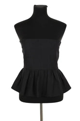 Top sans manche Maje Noir en Polyester, taille S - Seconde Main