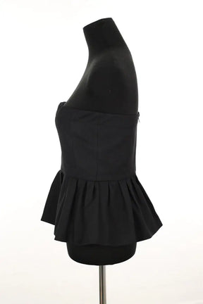 Top sans manche Maje Noir en Polyester