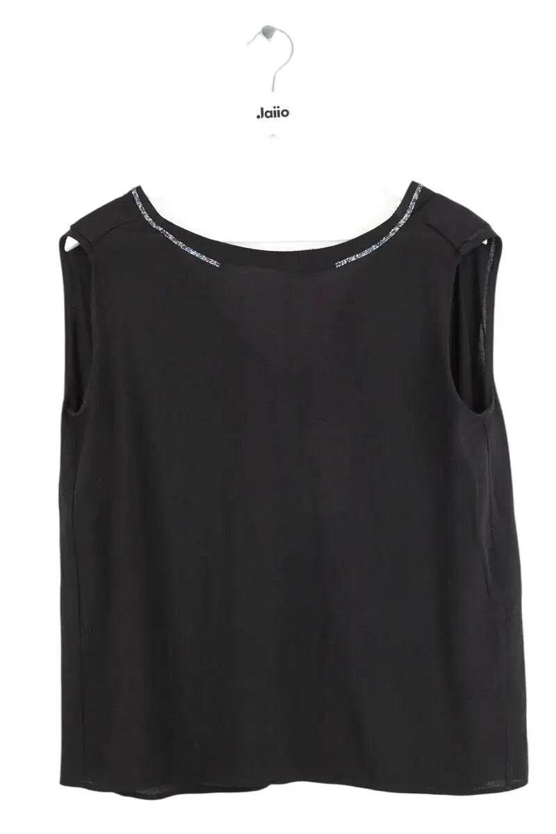 Top sans manche Maje Noir en Viscose, taille L - Seconde Main
