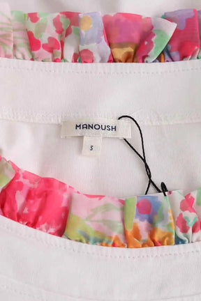 Top sans manche Manoush Blanc en Coton