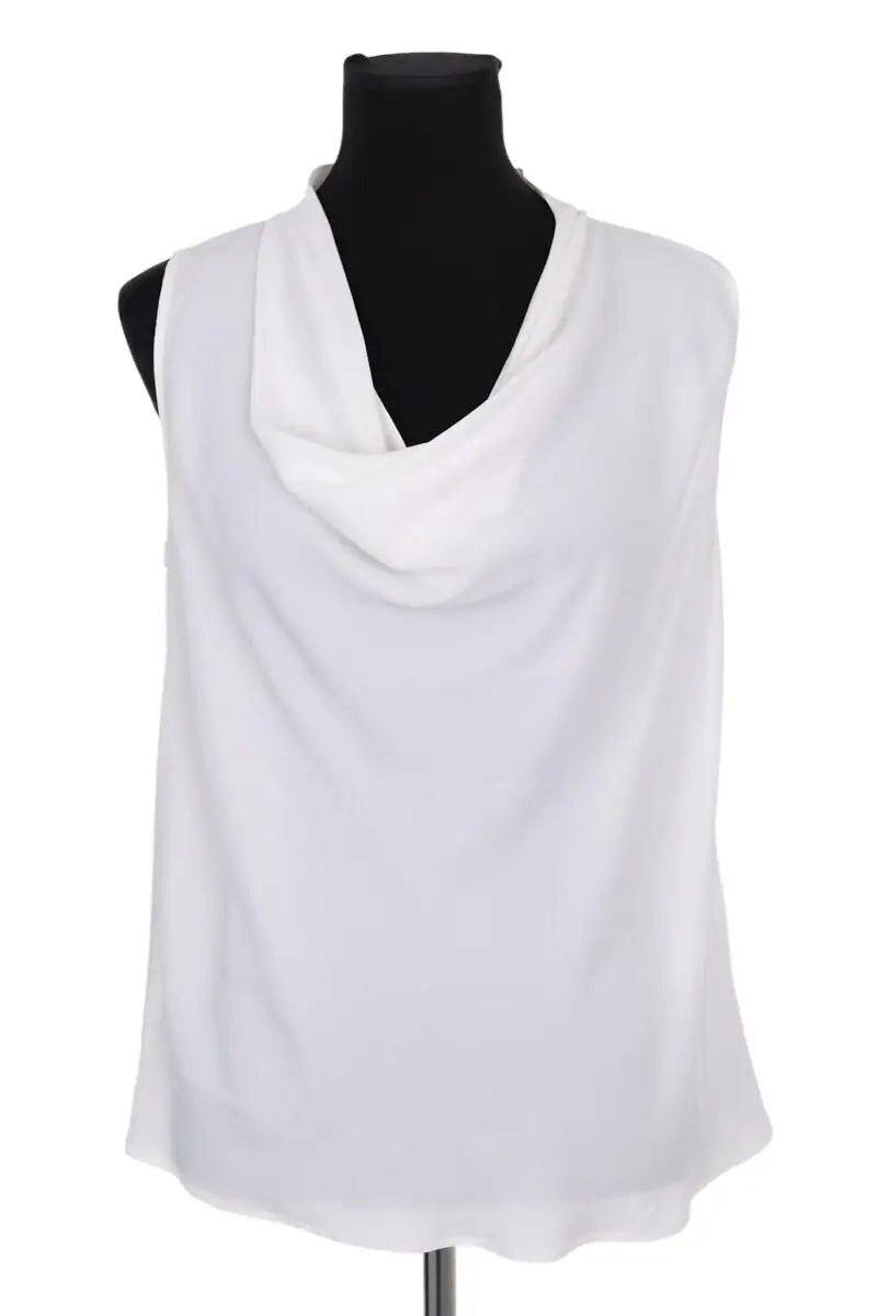 Top sans manche Marella Blanc en Synthétique, taille S - Seconde Main