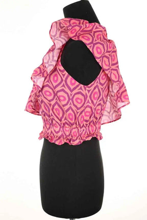 Top sans manche Maria de la Orden Rose en Coton