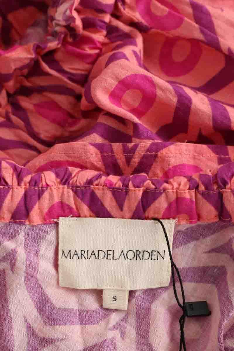 Top sans manche Maria de la Orden Rose en Coton