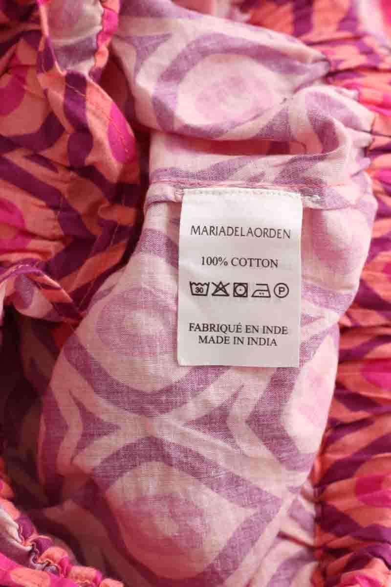 Top sans manche Maria de la Orden Rose en Coton