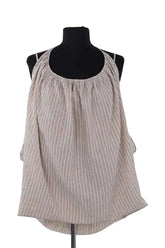 Top sans manche Marni Beige en Coton, taille XL - Seconde Main