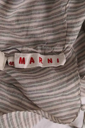 Top sans manche Marni Beige en Coton