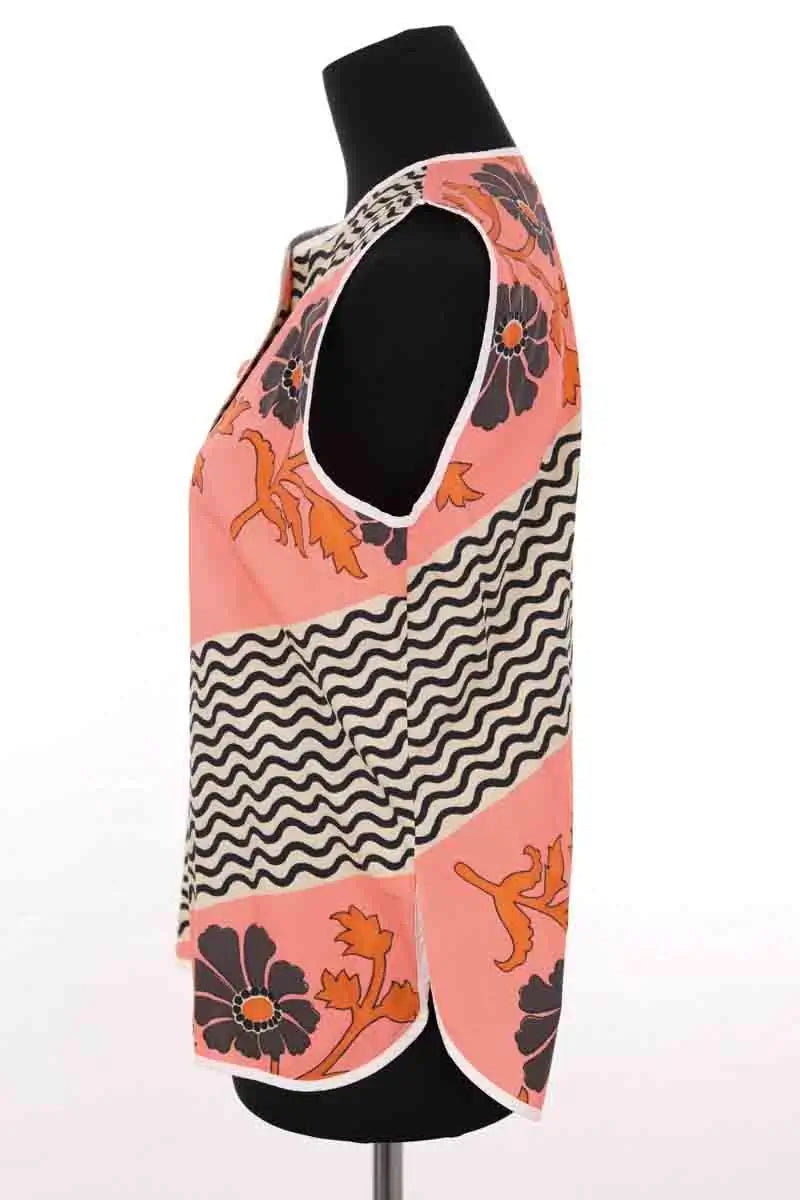 Top sans manche Marni Rose en Coton