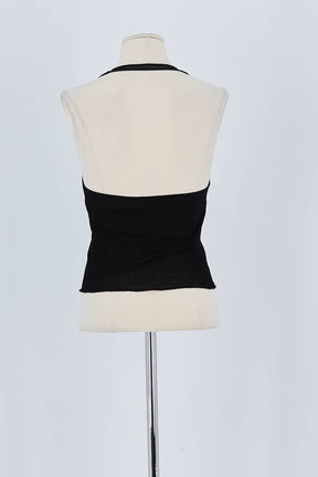Top sans manche Max Mara Noir en Polyamide