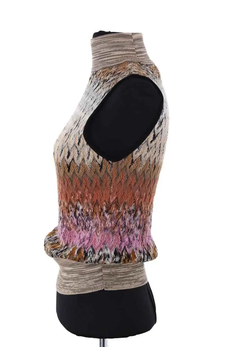 Top sans manche Missoni Multicolore en Viscose