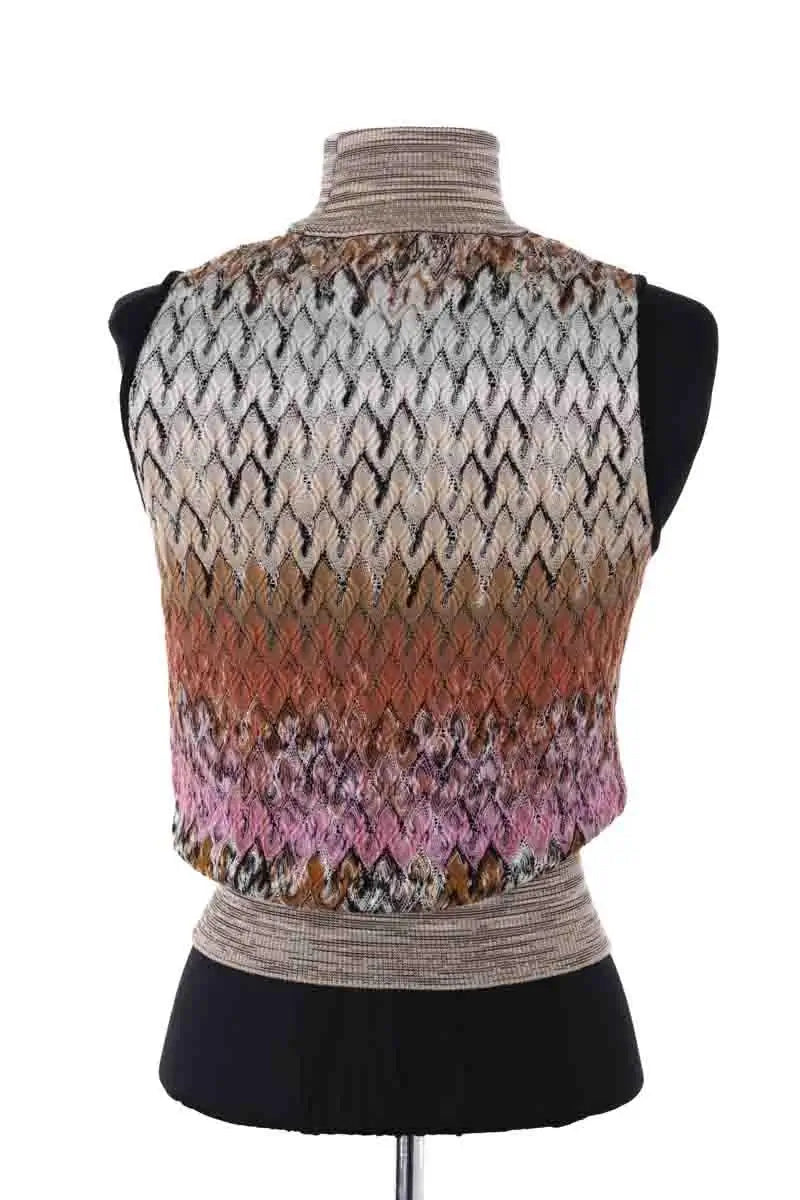 Top sans manche Missoni Multicolore en Viscose